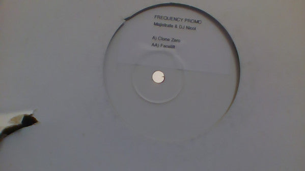 Majistrate & DJ Nicol : Clone Zero / Facelift (12", Promo, W/Lbl, Sti)
