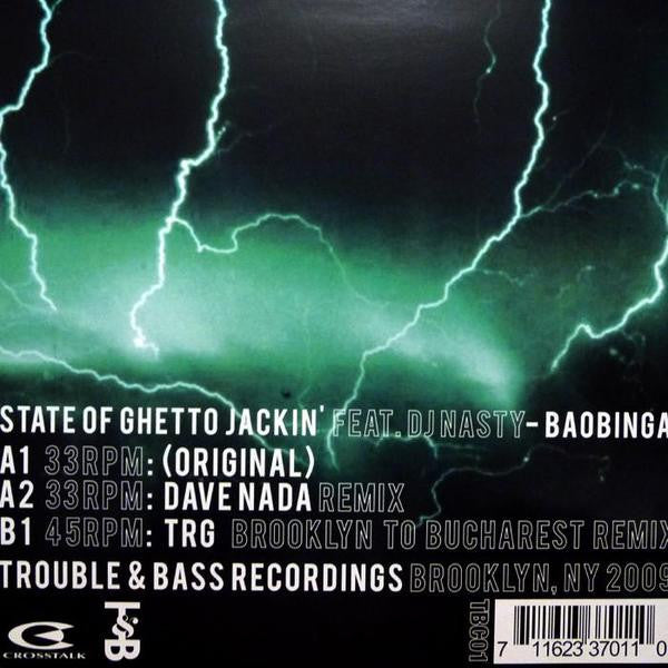 Baobinga Feat. DJ Nasty (9) : State Of Ghetto Jackin' (12")