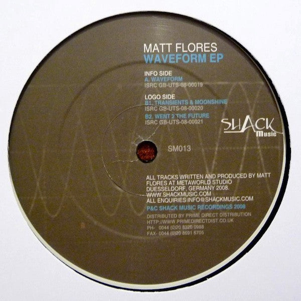 Matt Flores : Waveform EP (12", EP)