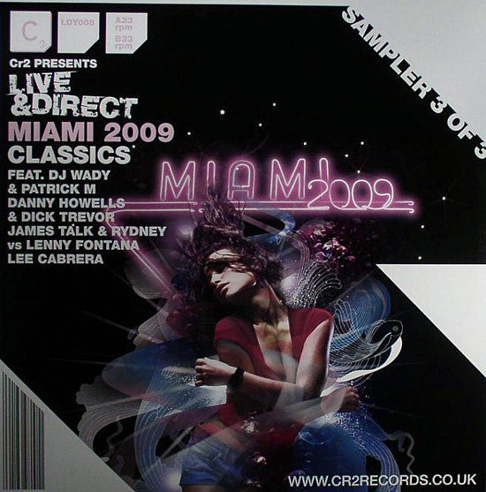 Various : Live & Direct - Miami 2009 Classics (Sampler 3 Of 3) (12", Smplr)