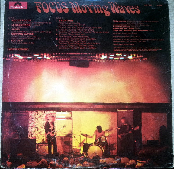 Focus (2) : Moving Waves (LP, Album, RE)