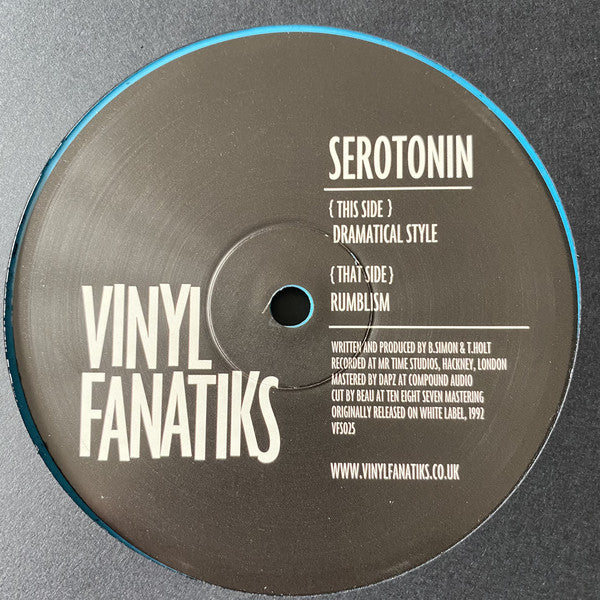 Serotonin (4) : Dramatical Style / Rumblism (12", EP, RE, Tur)
