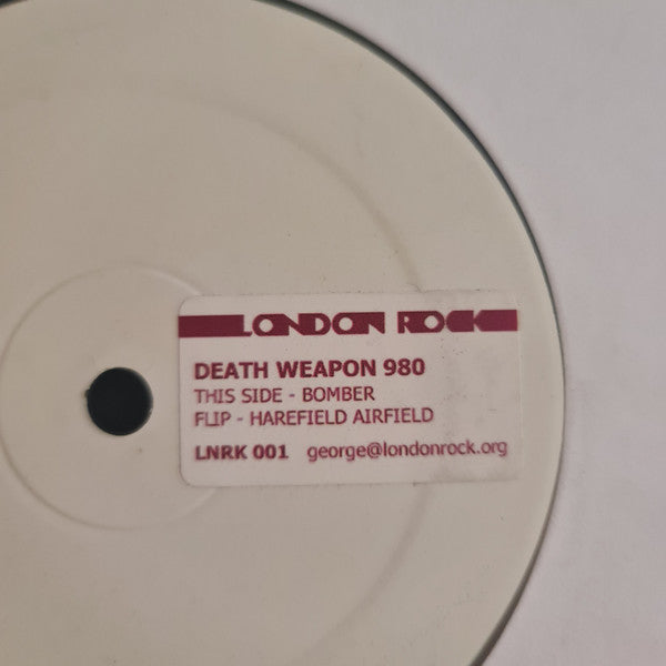 Death Weapon 980 : Bomber / Harefield Airfield (12", W/Lbl)