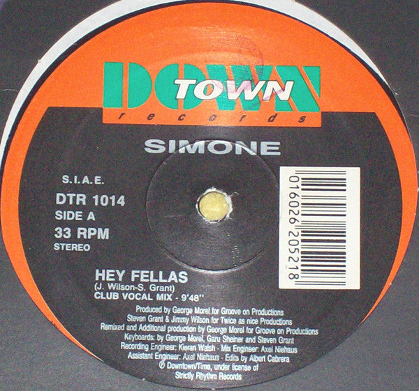 Simone : Hey Fellas (12")