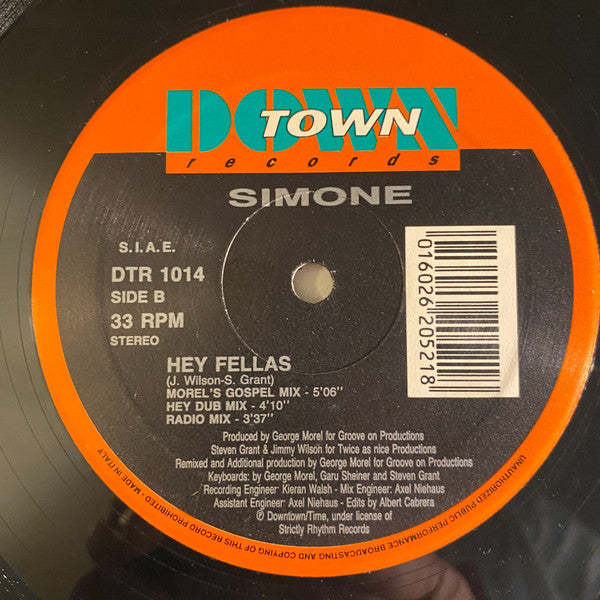 Simone : Hey Fellas (12")