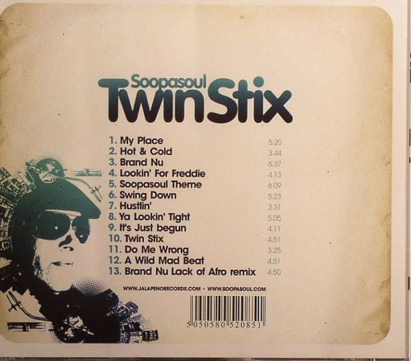 Soopasoul : Twin Stix (CD, Album)