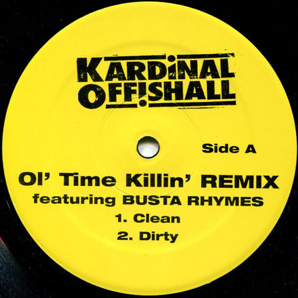 Kardinal Offishall : Ol' Time Killin Remix (12")
