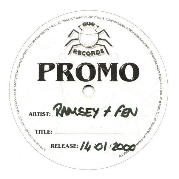 Ramsey & Fen : Kiss Me (12", Promo)