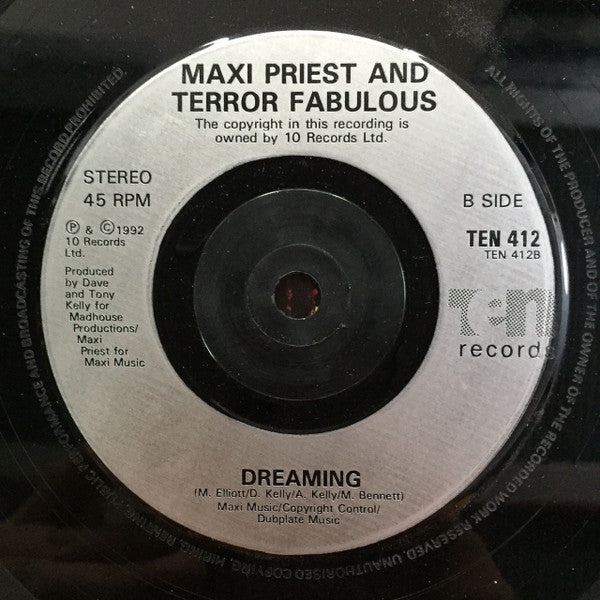Maxi Priest : Groovin' In The Midnight (7")