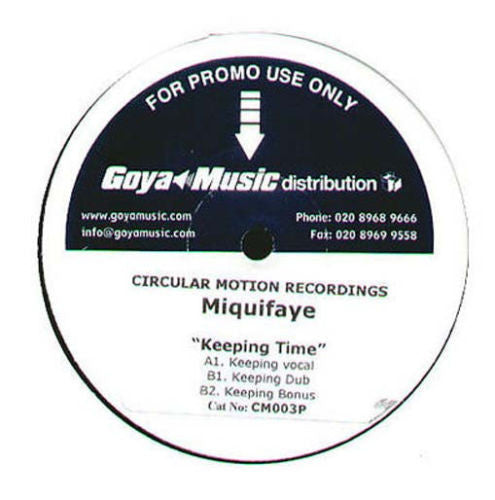 Miquifaye : Keeping Time (12", Promo)