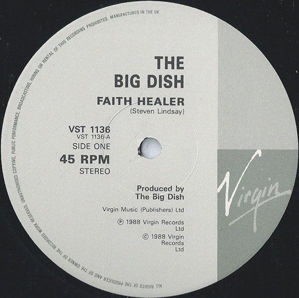 The Big Dish : Faith Healer (12")