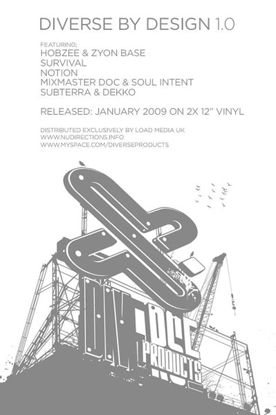 Various : Diverse By Design 1.0 (2x12")