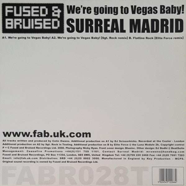 Surreal Madrid : We're Going To Vegas Baby! (12")