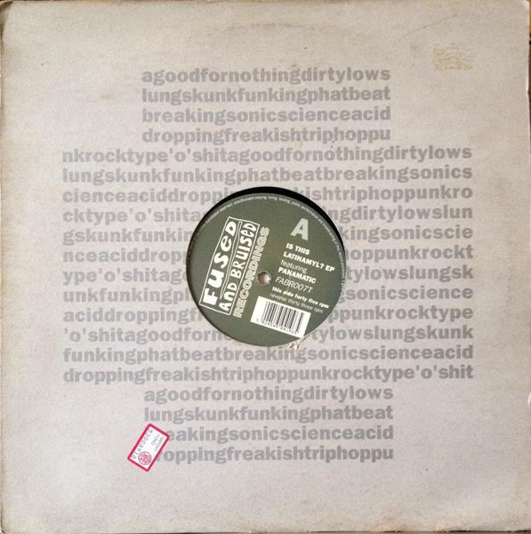 Panamatic : Is This Latinamyl? (12", EP)