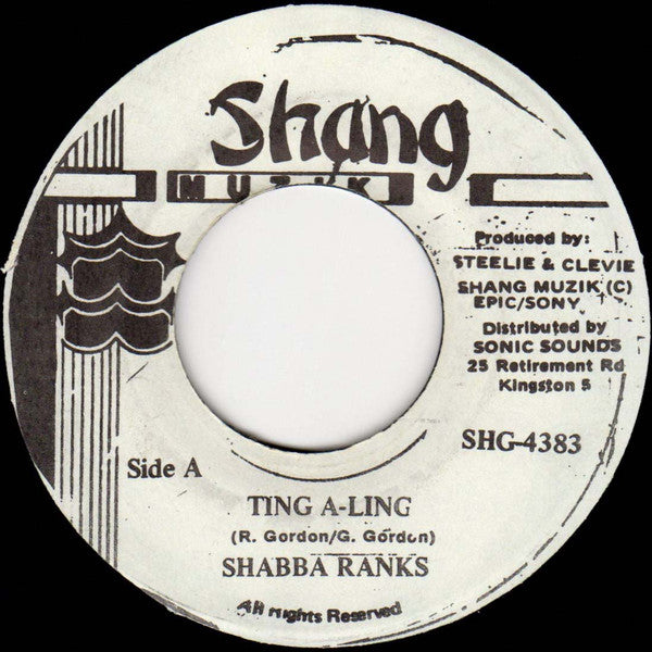Shabba Ranks : Ting A-Ling (7")