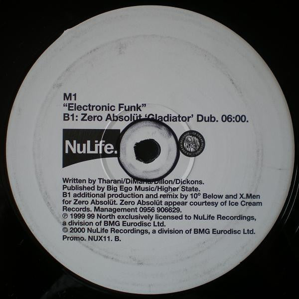 M1 : Electronic Funk (12", Promo)