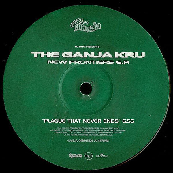 The Ganja Kru : New Frontiers E.P. (3x12", EP, Promo)