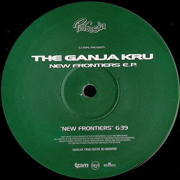 The Ganja Kru : New Frontiers E.P. (3x12", EP, Promo)