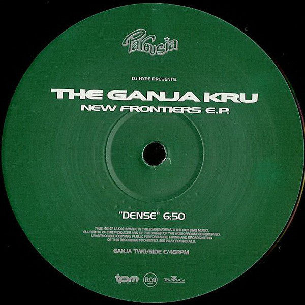 The Ganja Kru : New Frontiers E.P. (3x12", EP, Promo)