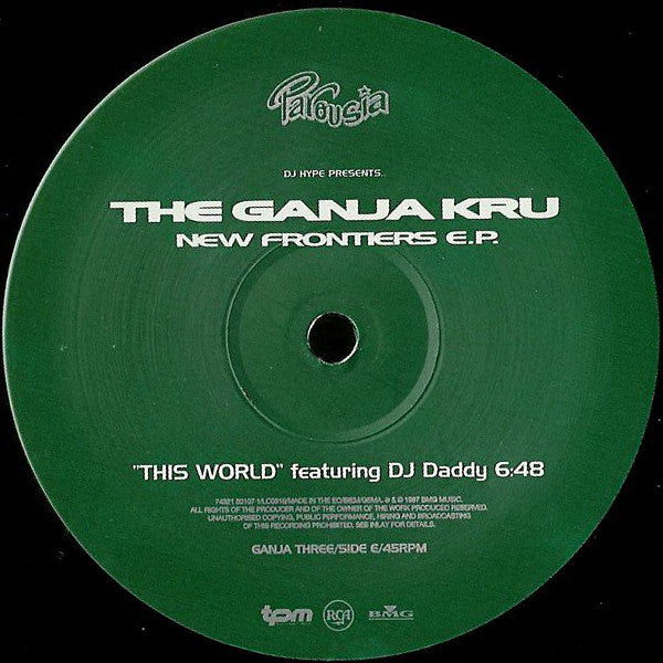 The Ganja Kru : New Frontiers E.P. (3x12", EP, Promo)