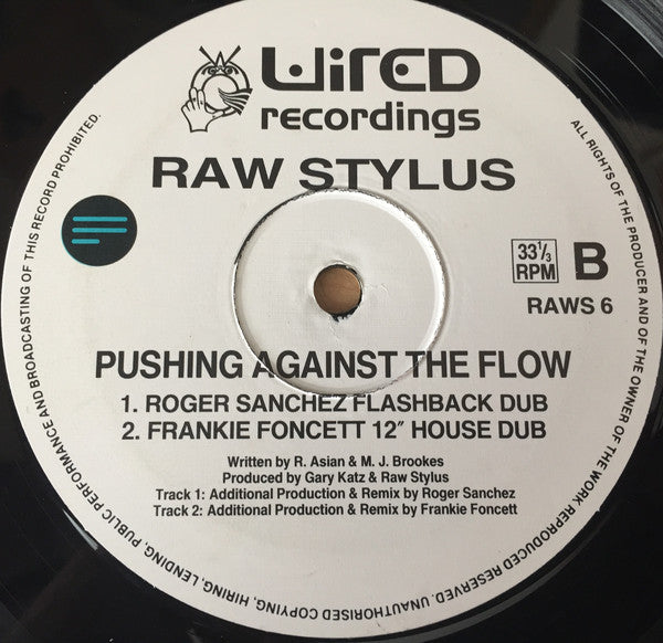 Raw Stylus : Pushing Against The Flow (12")
