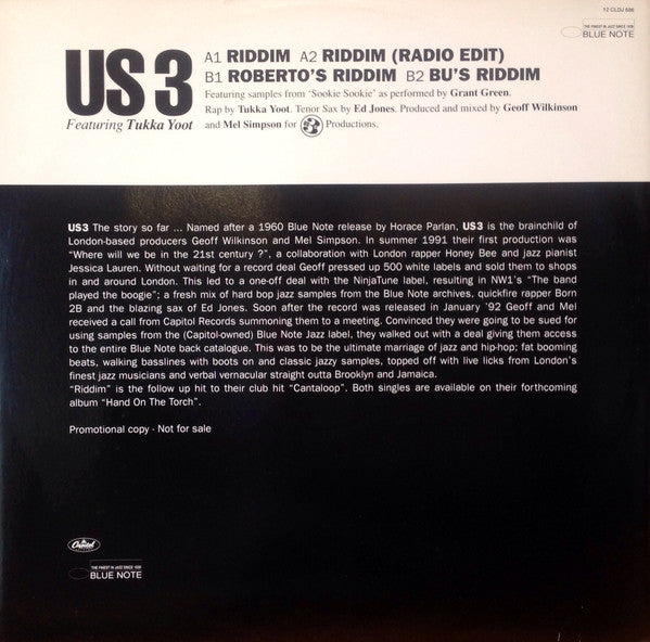 Us3 : Riddim (12", Promo)