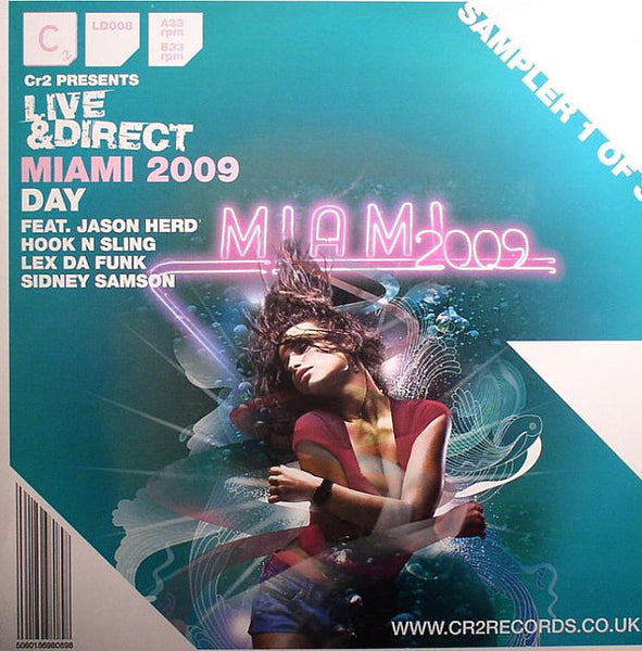 Various : Live & Direct Miami 2009 Day (Sampler 1 Of 3) (12")