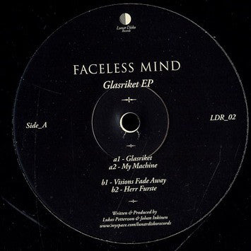 Faceless Mind : Glasriket EP (12", EP, Ltd)