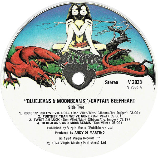 Captain Beefheart And The Magic Band : Bluejeans & Moonbeams (LP, Album, Dra)