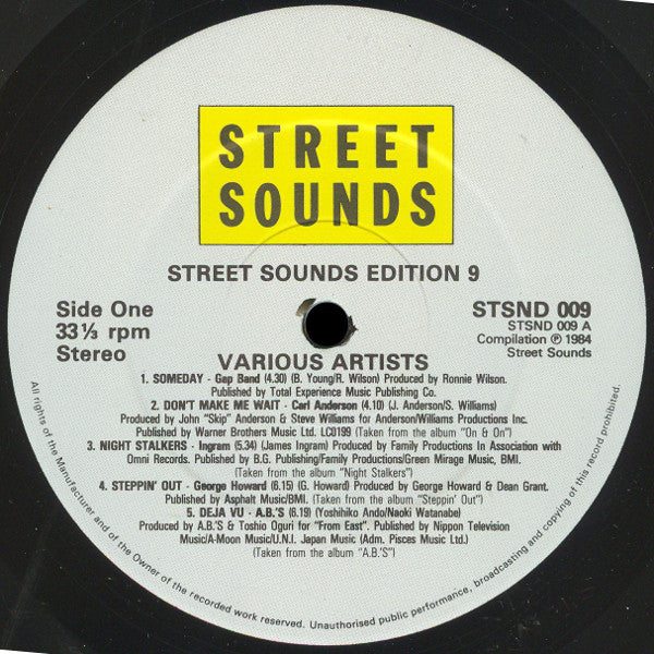 Various : Street Sounds Edition 9 (LP, Comp)