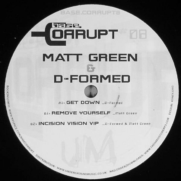 Matt Green & D-Formed : Base.Corrupt #8 (12")
