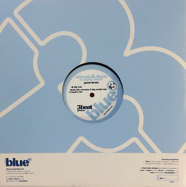 Wheels & Disco Ft. Mighty Marvin : Good Times (12", Promo)