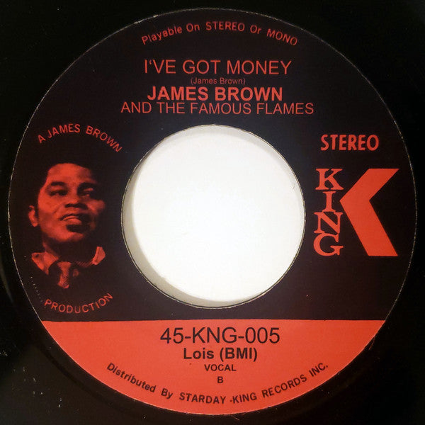 James Brown : Shhhhhhhhh (For A Little While) / I've Got Money (7", Single, RE)