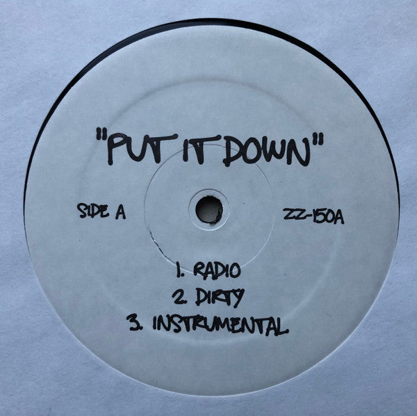 Various : Put It Down (12")