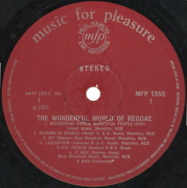 Unknown Artist : The Wonderful World Of Reggae (LP)