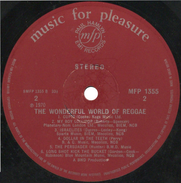 Unknown Artist : The Wonderful World Of Reggae (LP)