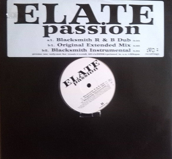 Elate : Passion (12", Promo)