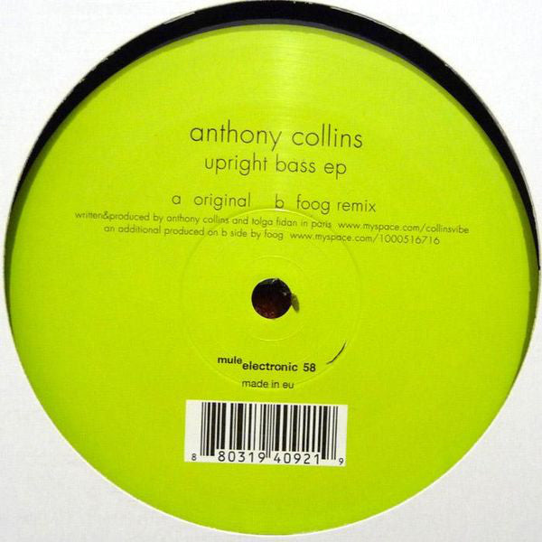 Anthony Collins : Upright Bass EP (12", EP)