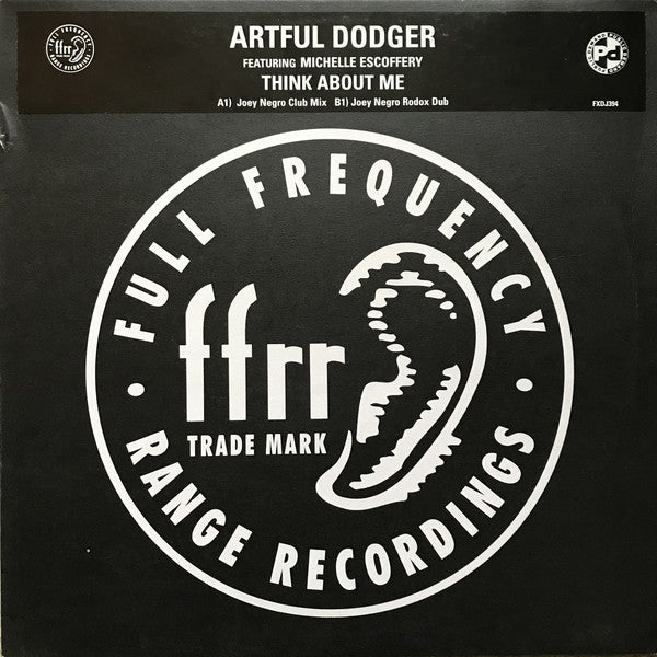 Artful Dodger Featuring Michelle Escoffery : Think About Me (Joey Negro Mixes) (12", Promo)