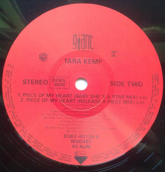 Tara Kemp : Piece Of My Heart (12")