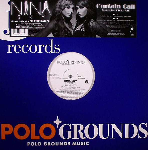 Nina Sky Featuring Rick Ross : Curtain Call (12")