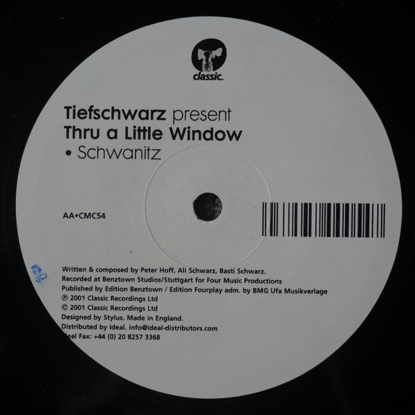 Tiefschwarz : Thru A Little Window (12")