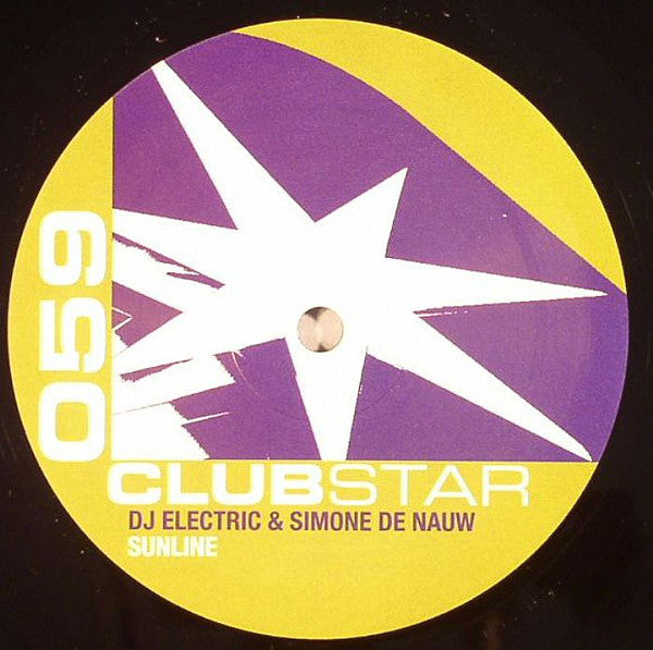 DJ Electric & Simone De Nauw : Sunline (12")