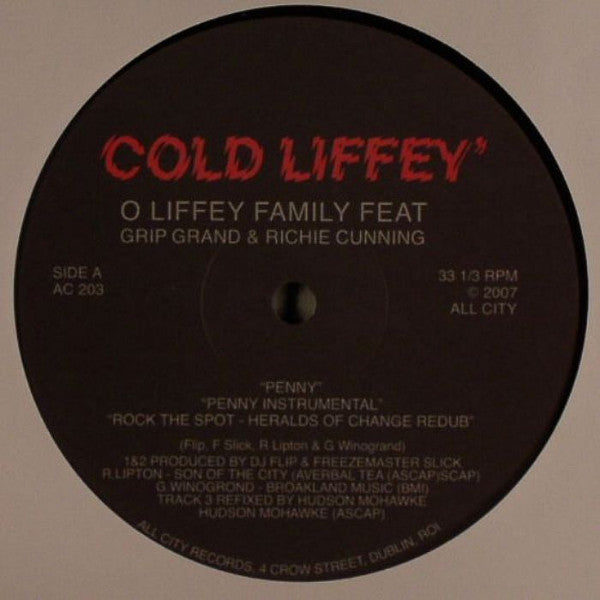 O Liffey Family / O Liffey Cousins : Cold Liffey' (12", Maxi)