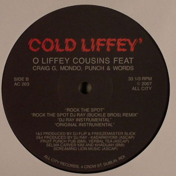O Liffey Family / O Liffey Cousins : Cold Liffey' (12", Maxi)