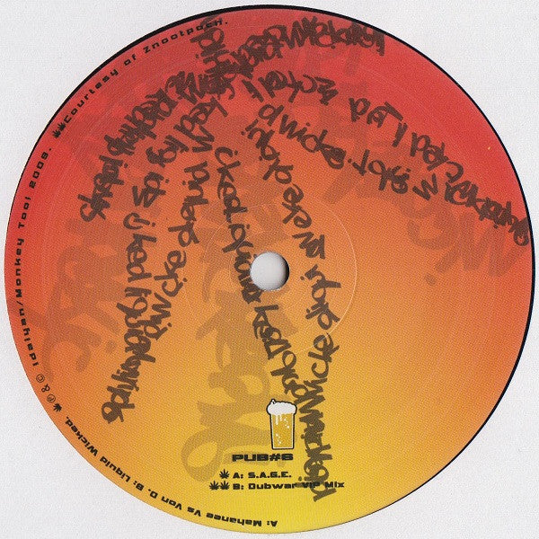 Mahanee vs. Von D / Liquid Wicked : S.A.G.E. / Dubwar (Von D VIP Mix) (10")