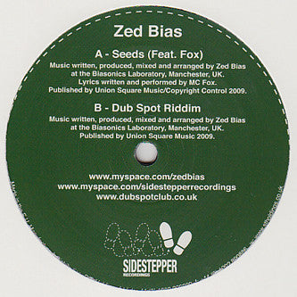 Zed Bias : Seeds / Dub Spot Riddim (12")