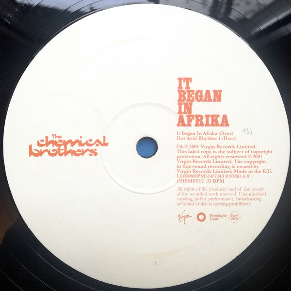 The Chemical Brothers : It Began In Afrika (12", Single)