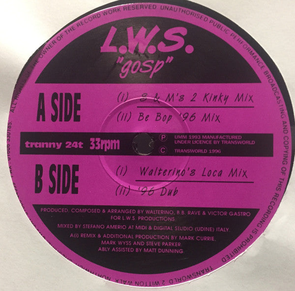 L.W.S. : Gosp (12")