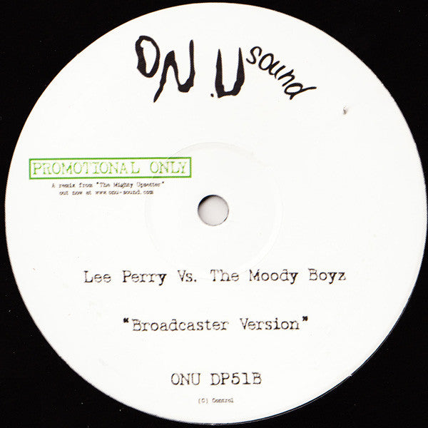 Lee Perry Ft Roots Manuva & LSK Vs. The Moody Boys : International Broadcaster (12", Promo)